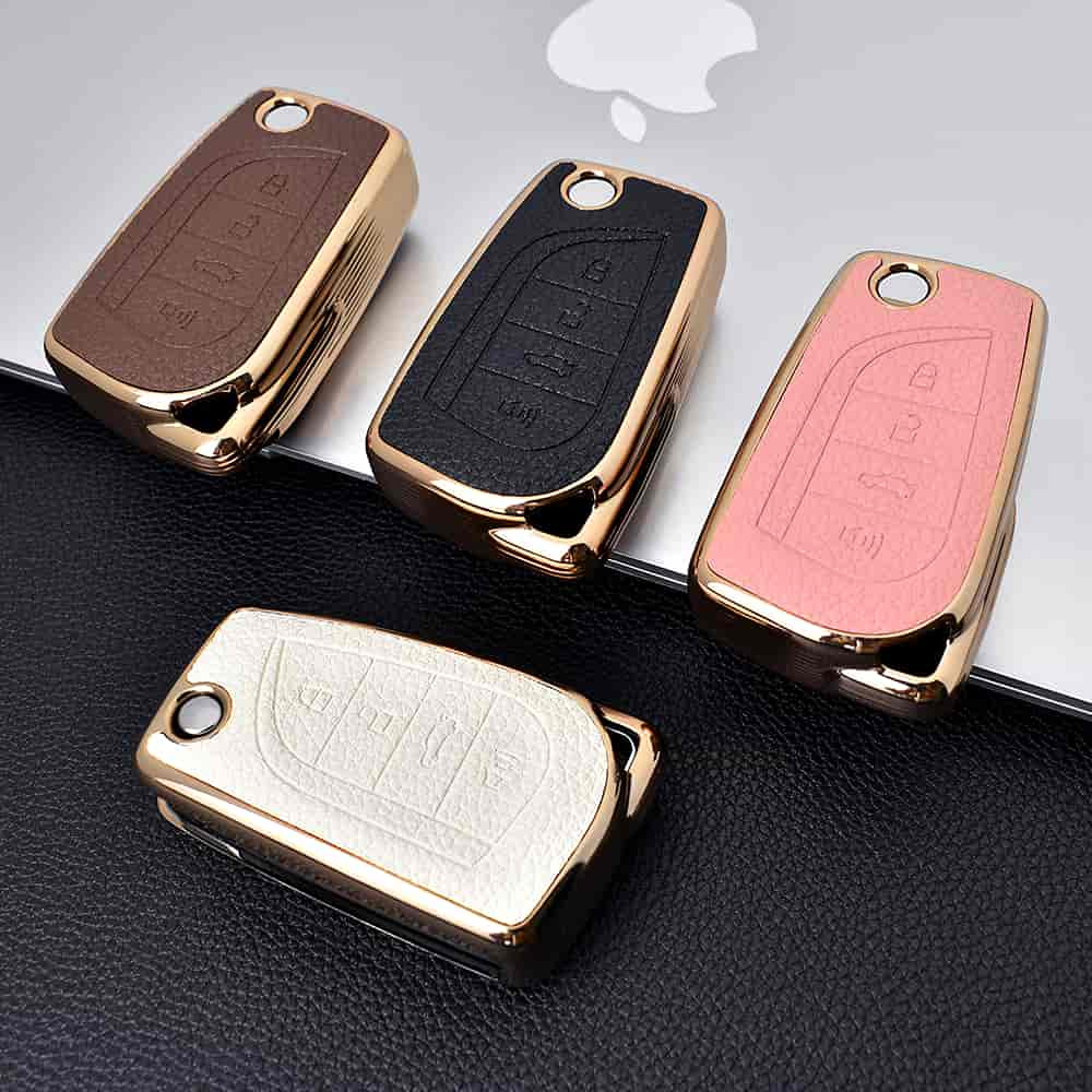 DM Top fashion new product good quality tpu car key case cover fit for toyota corolla/highlander/rav