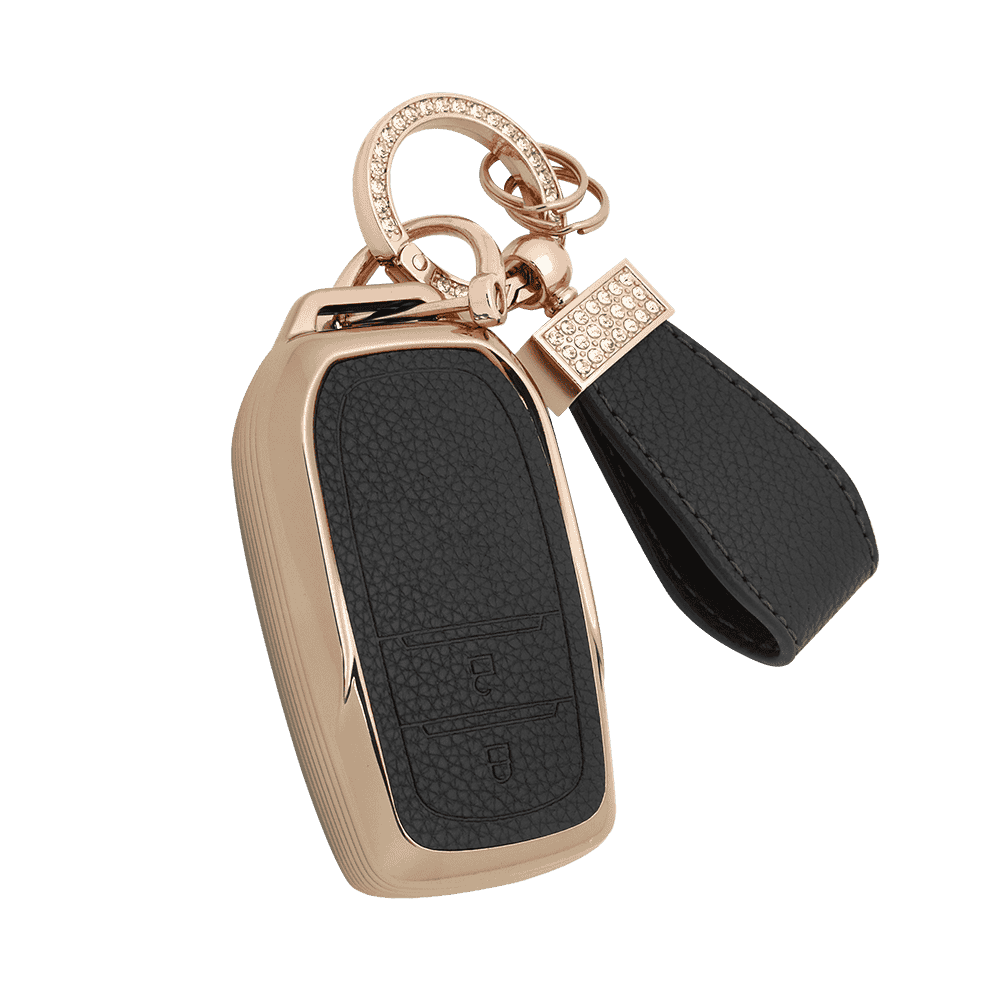 DM Car Accessories Fashion Protector TPU Key Cases For Toyota leather TPU leather car key case cover