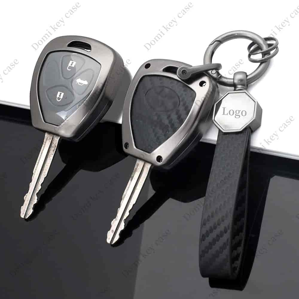 DM Car Key Case Cover Shell Fob For Toyota Corolla Camry Reiz RAV4 Crown Avalon Venza Matrix Yaris 4