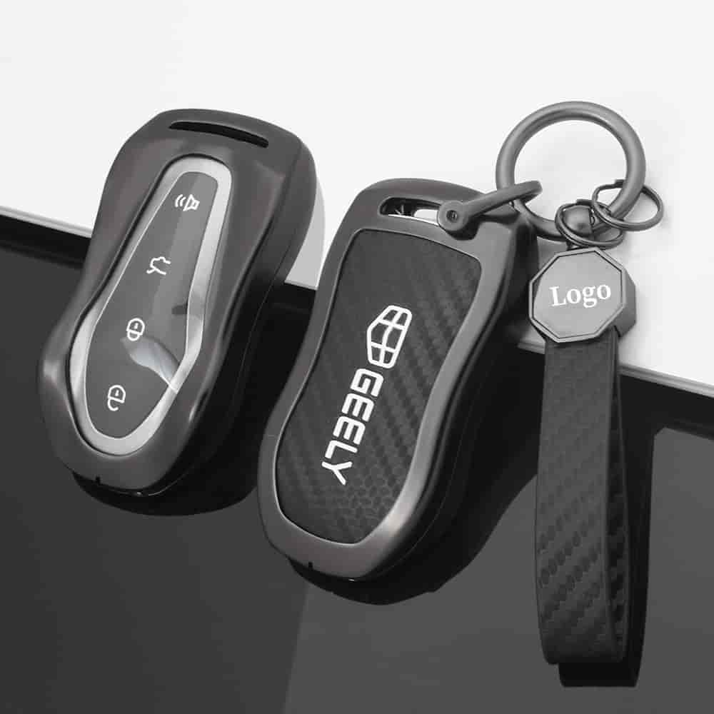 DM Zinc Alloy Car Key Case Cover Shell Holder Fob For Xpeng Xiaopeng P5 P7 G9 G3i Smart 4Buttons Pro