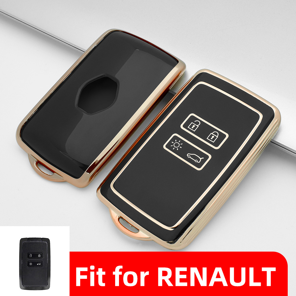 Renault KOLEOS soft TPU full protection vehicle car remote key fob cover case