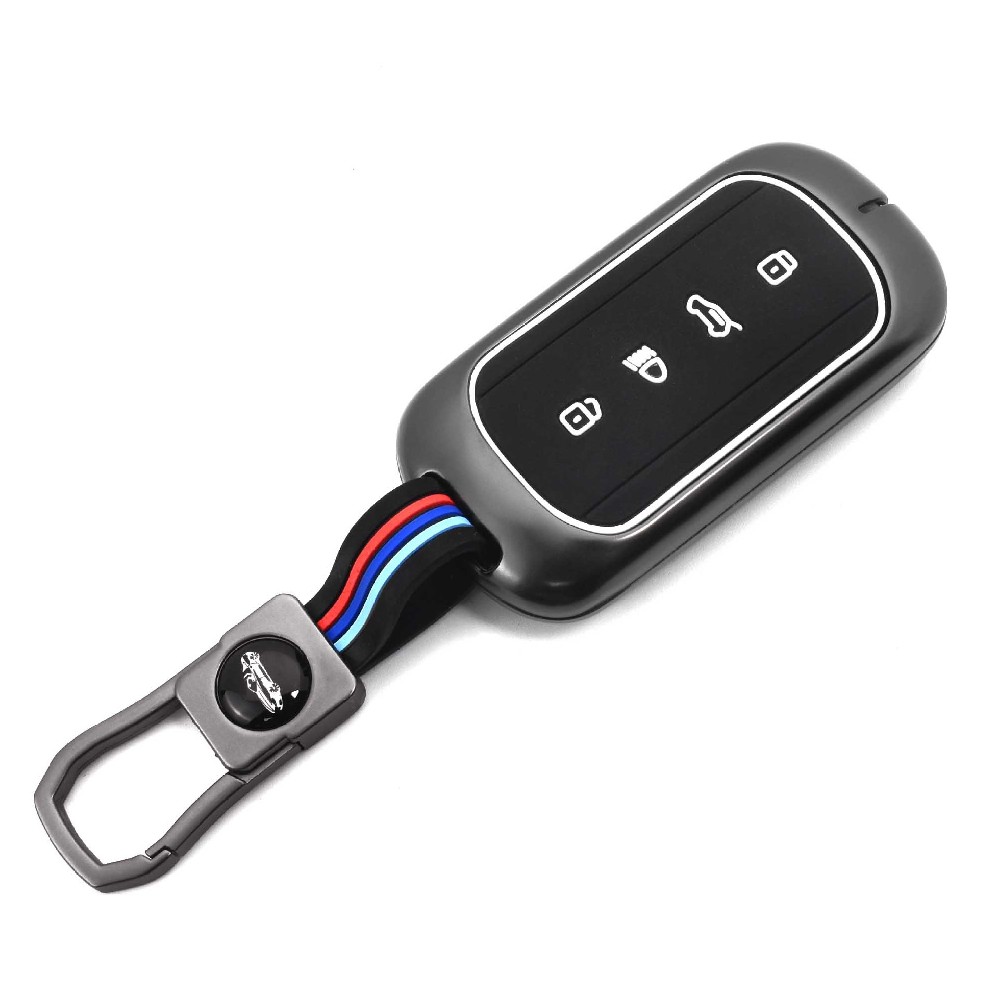 China manufacturer Tata curvv ev zinc alloy metal silicone car remote key fob cover case